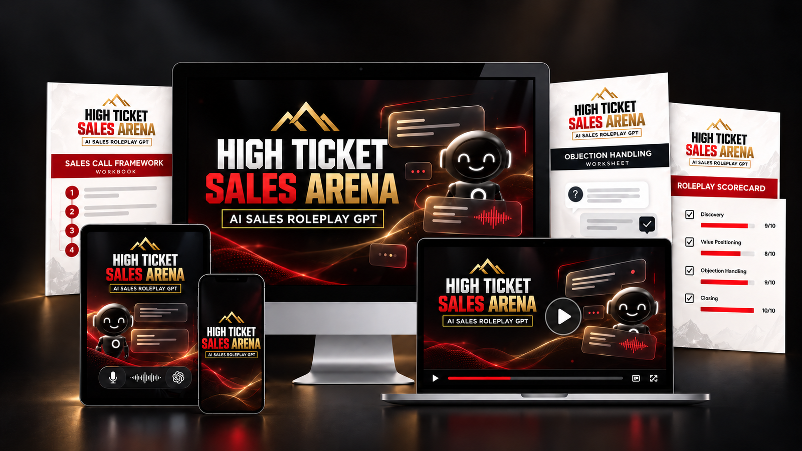 High Ticket Sales Arena GPT mockup